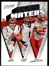 2023 Panini Prestige #AM-14 C Edwards-Helaire / J Chase / J urrow Alma Maters