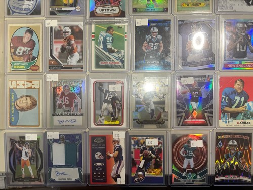 Huge Football Card Lot 300+ Cards Late 70’s - Current Possible HOF Stars Rookies