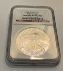 2006 SILVER EAGLE NGC GEM UNCIRCULATED FIRST STRIKES RED LABEL
