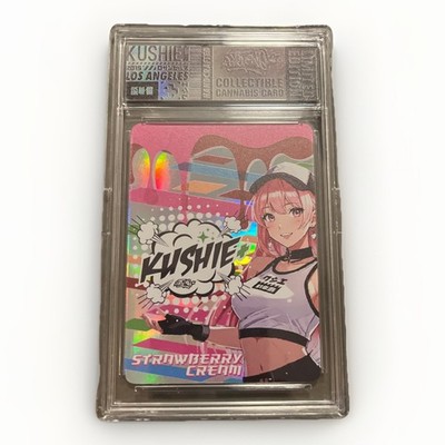 DCON 2025 Sket One Kushie Hologram Card Limited 100 SIGNED Strawberry Not Topps 