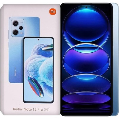 Xiaomi Redmi Note 12 Pro 5G Frosted Blue 128GB + 6GB Dual-SIM entsperrt NEU
