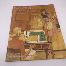 Sewing Instructions Book Slant Needle Vintage Sewing Book