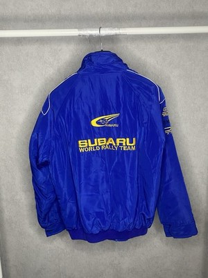 Subaru 555 World Rally Team STI Formula 1 Racing Jacket Size M | eBay