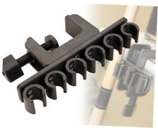 Joe Porper Portable 6 Cue Rack Pool/Billiards Stick Holder - Black