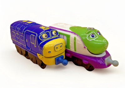 Tomy Chuggington Druckguss Metall Zug Paar Brewster & Koko 2010 Kinder Sammlerstück