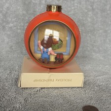 1994 Hallmark Holiday Friendship Peek-Thru Keepsake Ornament IOB QX4451