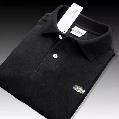 Herren Poloshirt Basic Kontrast Stickerei Kragen Kurzarm Polohemd T-Shirt Shirt@