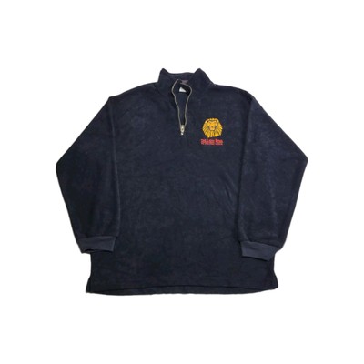 Vintage The Lion King Broadway Musical Quarter Zip Size Medium Long Sleeve Rare