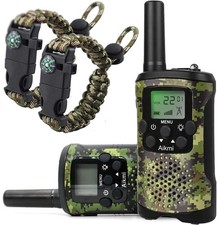 Walkie Talkies para niños 22 canales radio de 2 vías 3 millas largo alcance walki portátil