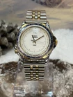 Vintage Men’s Two Tone Timex Yacht Indiglo Quartz  Watch. 💯 % Functions