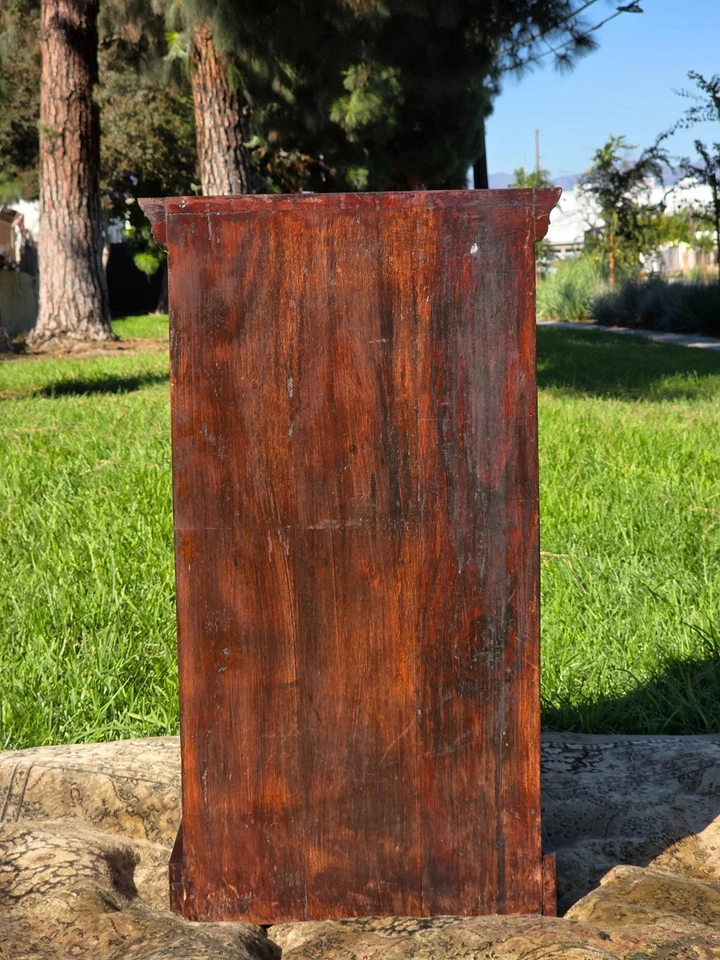 Vintage Spanish Colonial Revival Nightstand – Hand-Carved Solid Wood c.1920s–40s - Image 4 of 4