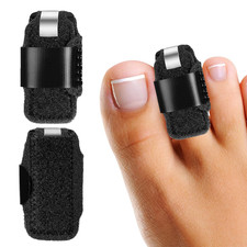 2Pc Toe Splint Straightener Brace  Hammer Toe Support  Alignment Wraps