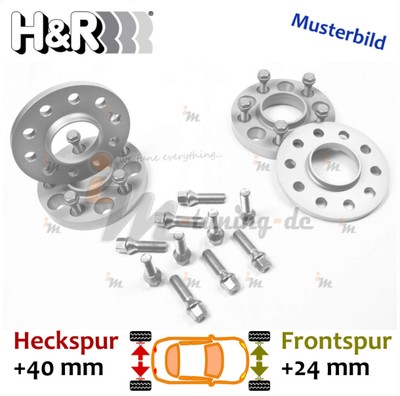 H&R Spurplatten VA 24mm & HA 40mm für VW Golf V Variant 1K5 :: 07 >> 09