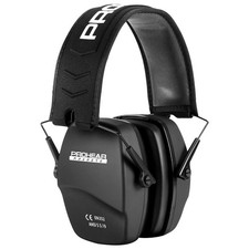 PROHEAR 016 Ear Protection Safety Earmuffs 016 One Size, Black Foam Pads