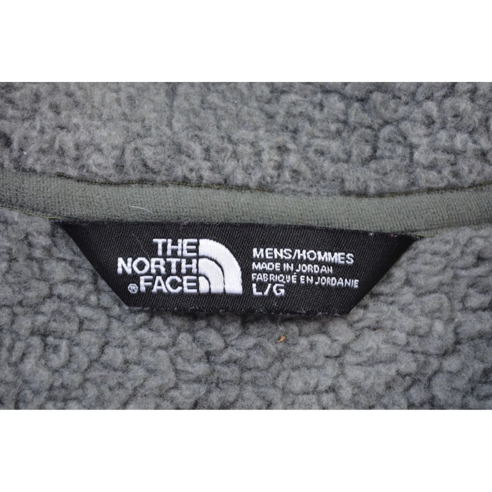 The North Face Mens Plaid Fleece Half Zip Pullover Sweater Jacket Size LG - Image 4 of 4