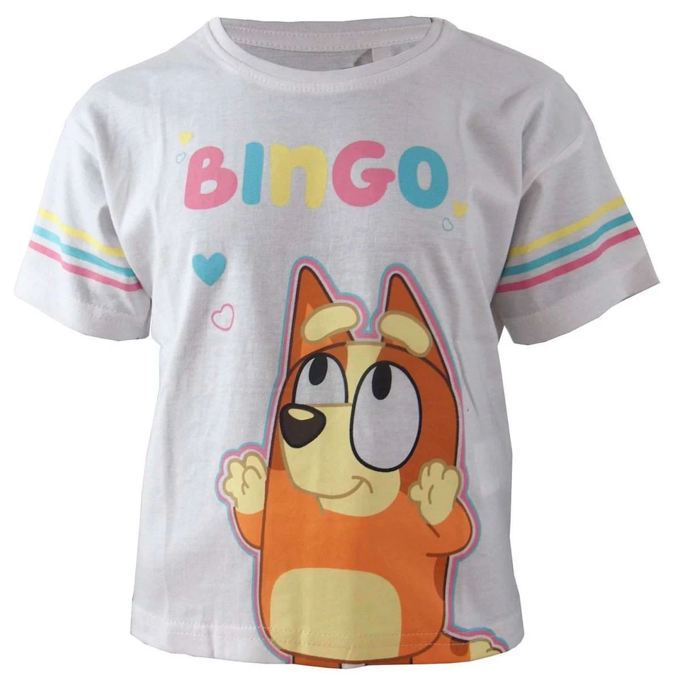 Bluey & Bingo T-Shirt Mädchen  Größe 92 - 116 Kinder Shirt 100% Baumwolle - Bild 3 von 4