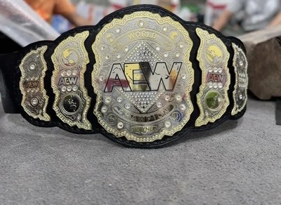 AEW World Wrestling Championship Title Adult Size Belts Heavyweight Belt 2MM NEW