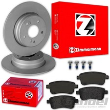 Zimmermann BREMSSCHEIBEN 260mm + BELÄGE HINTEN passend für RENAULT CAPTUR 2 HF