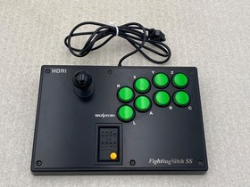Hori Fighting Stick SS HSS-07 Sega Saturn Arcade Controller Box Japan