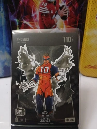 Bo Nix Phoenix Steel Rookie Inspired 2025 Bo Jackson Battle Arena #150 Broncos