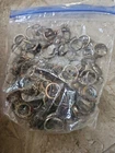 VIntage 110 costume jewelry rings lot