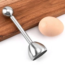 Egg Shell Opener Boiled Egg Topper Cutter Kitchen Tools Stainless Steel Egg Tool