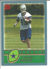 JASON WITTEN 2003 TOPPS ROOKIE CARD #372!!!!COWBOYS!!. rookie card picture