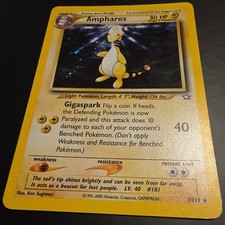Ampharos - 1/111 - Pokemon Neo Genesis Unlimited Holo Rare Card