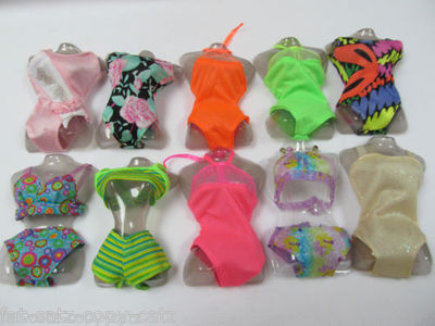 3x Sets wunderschöne & einzigartige Modepuppen Bikinis Badekostüme UKSELLER