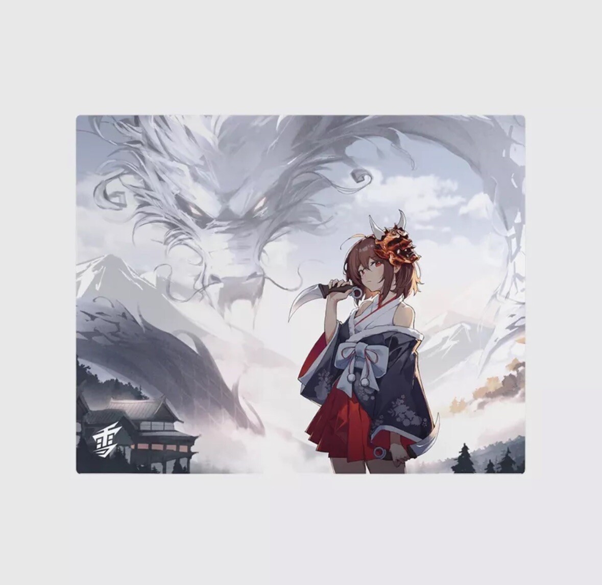 d*p様 Yuki Aim Glass Mousepad Oni 2.0 Lar Yuki Aim - Oni 2.0 - Glass Mousepad Limited