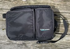 CASE LOGIC Padded CD/Video Game Case/Holder Media Storage Black Belt Loop