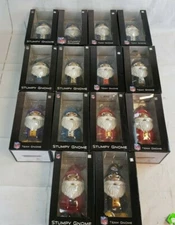 U-Pick NFL Team Stumpy Garden Gnome 8" Forever Collectibles Statue Figurine NIB