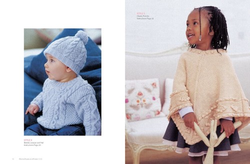 Patons Roses and Posies Pattern Book Baby Knitting Patterns,Dreamtime or BigBaby - Picture 2 of 8