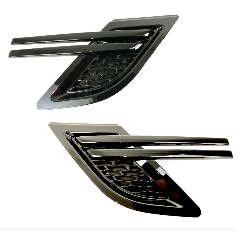 Range Rover Sport Side Vents Gloss Black Wing Grilles L494 Fits 2013-17 Dynamic