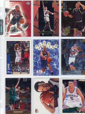 Jason Kidd, Phoenix Suns, Dallas Mavericks, HOF, 9 Cards,  Ungraded, Free Ship!