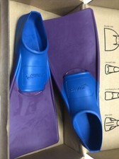 Finis 1619 Long Floating Swim Fins US Jr 6-8 Blue/Purple Euro 24-26 Aus F 7