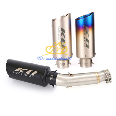 Slip For Honda CBR300R 20-23 CB300R CB300F 19-23 Exhaust Mid Pipe Muffler System