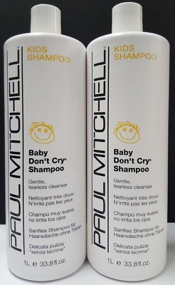 Paul Mitchell Baby Don't Cry Shampoo - 2 Pack / 33.8 fl oz each