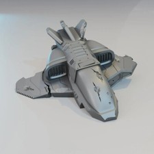 Crashed Starship Spaceship Broken Wing - Sci-Fi Scatter Terrain - 28mm Gaming