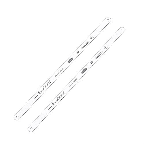 S101224x2 10" Hacksaw Blades, 24 TPI for Metal Cutting, 10" x 24 TPI x