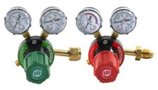 S A Oxygen and Acetylene Regulators Combo - Welding Gauges - V350 Series