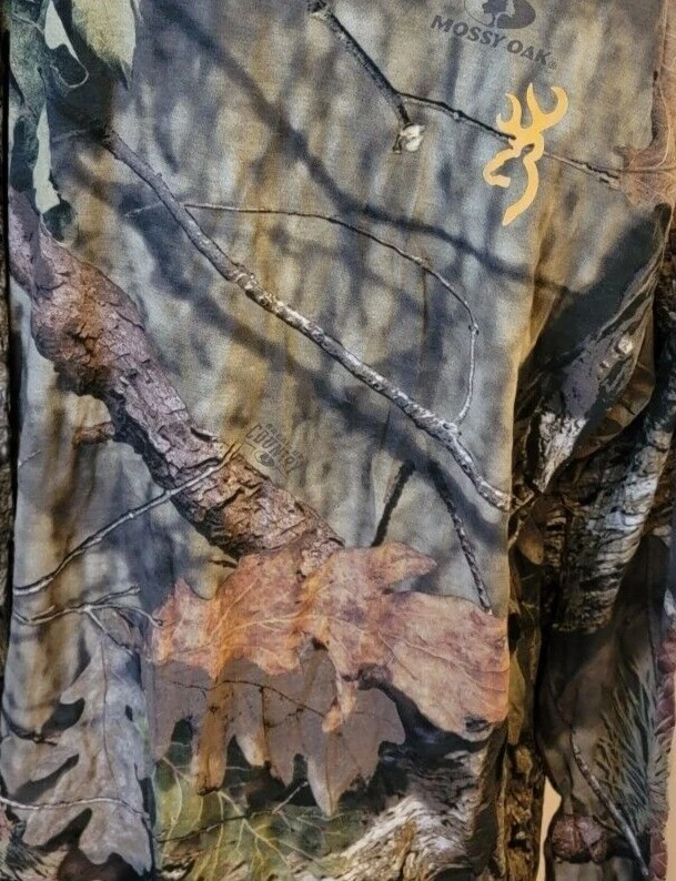 NWT Browning Wasatch Long Sleeve T-Shirt Mossy Oak Country Camouflage, Size L - Image 2 of 4