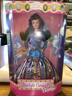 1997 Barbie STARLIGHT CAROUSEL Doll K & B Toys Special Edition  #19708 NRFB