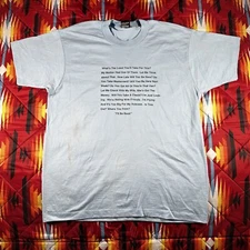 Vintage Screen Stars Best Mens T Shirt Large Single Stitch USA Yard Sale Funny