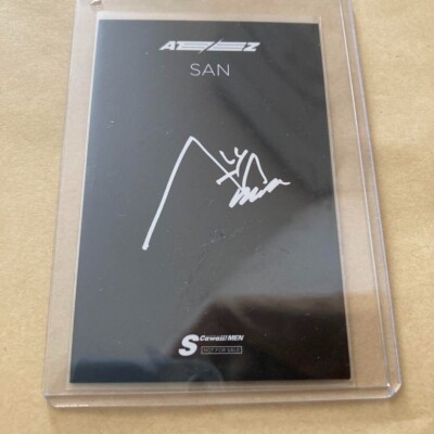 ATEEZ SAN S Cawaii! MEN Special Edition Black ver POB Signed
