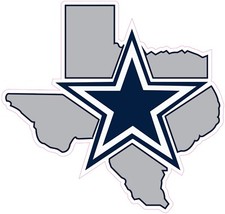 Dallas Cowboys Football Vinyl Decal Sticker Car Truck Bumper Tumbler Mug