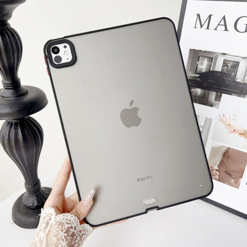 Clear Case Protective Cover For iPad Air Pro 11/13 (2024) 10th 10.9 9th 8th 10.2 - Picture 3 of 16