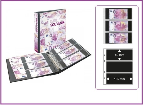 Euro-Souvenir-Banknotenalbum-PUBLICA-M-LINDNER-3538R-leer ohne Hüllen - Bild 6 von 9
