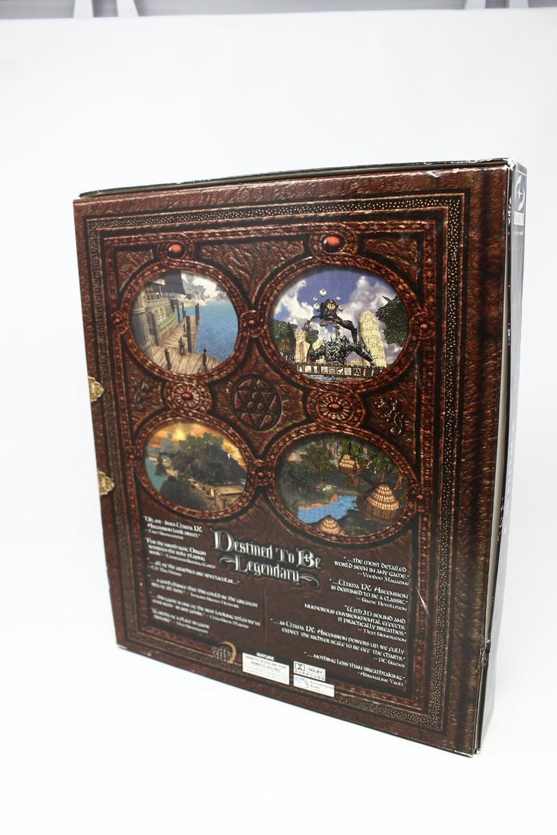 Ultima IX Ascension Dragon Edition - COMPLETE VERY RARE PC BIG BOX