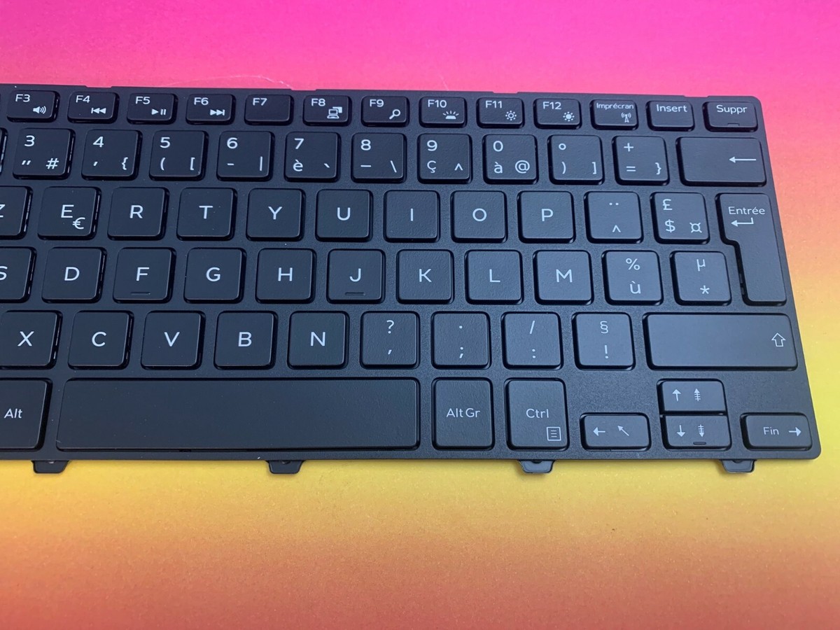 Clavier Dell Inspiron Espagnol 012JHJ - Pour Modèles 3000, 3441, 5000, 5442, 7000, 7447 - Occasion